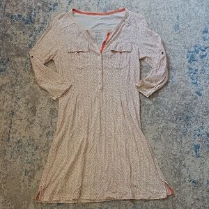 Patagonia Women's Size Medium Kamala Henley‎ Dress Geometric